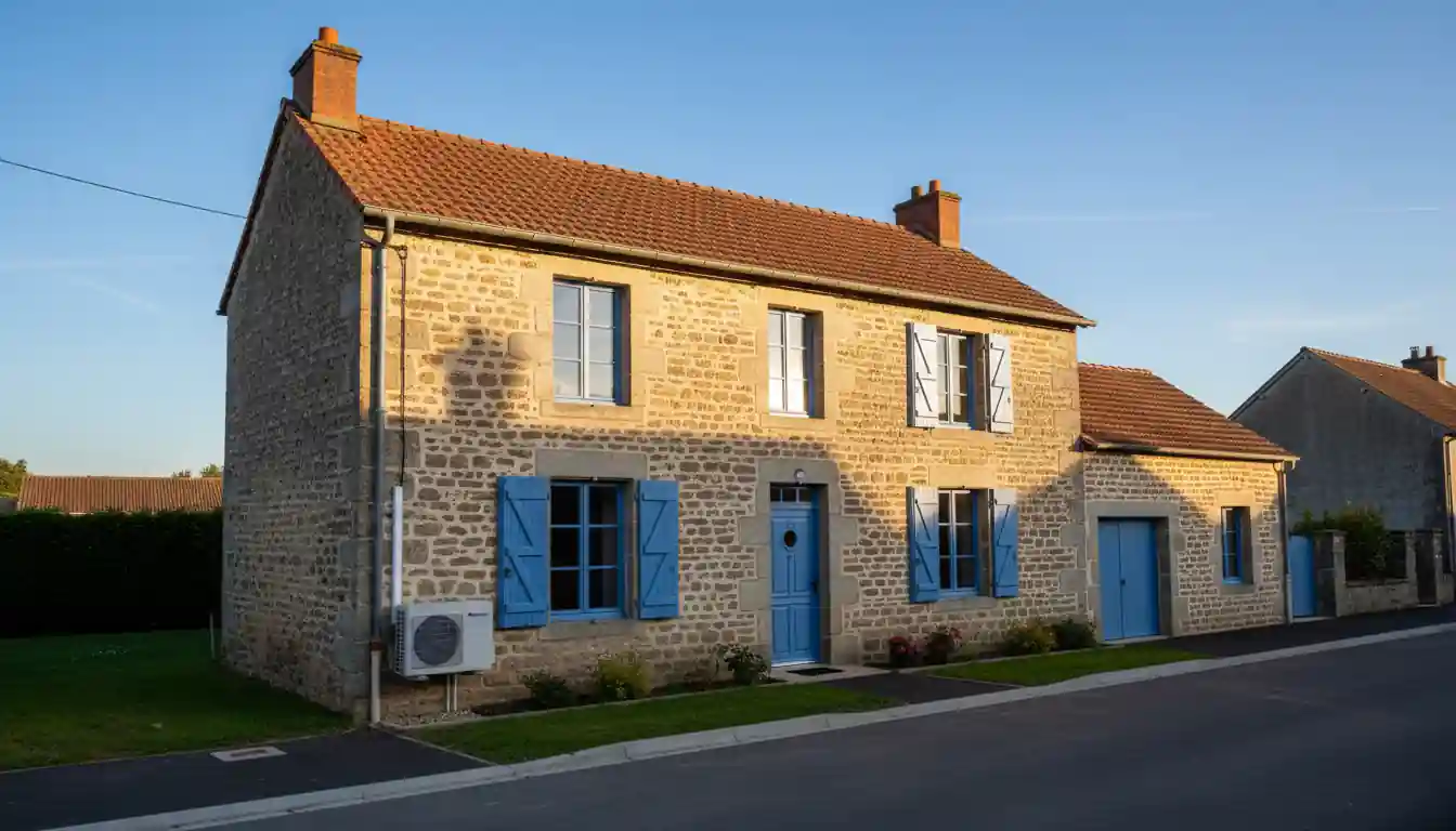 Installation pompe à chaleur à Pionnat